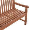 ΠΑΓΚΑΚΙ ΚΗΠΟΥ 3ΘΕΣΙΟ ELENA HM18125 ΞΥΛΟ TEAK--ΦΥΣΙΚΟ 150x61x95Υεκ.