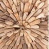 ΔΙΑΚΟΣΜΗΤΙΚΟ ΤΟΙΧΟΥ ΣΤΡΟΓΓΥΛΟ CHIIKI HM4297 DRIFTWOOD ΣΕ ΦΥΣΙΚΟ Φ40 εκ.