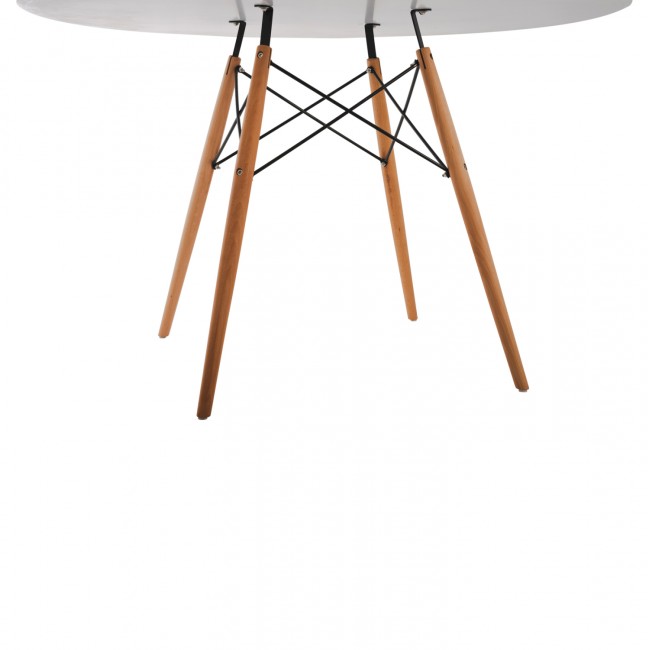ΣΕΤ ΤΡΑΠΕΖΑΡΙΑΣ 5ΤΜΧ MAGGIE HM21186 MDF TOP & ΠΟΛΥΠΡΟΠΥΛΕΝΙΟ ΣΕ ΛΕΥΚΟ ΧΡΩΜΑ