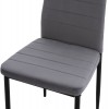 ΣΕΤ ΤΡΑΠΕΖΑΡΙΑΣ 5ΤΜΧ LADY HM21199.01 ΓΥΑΛΙ--ΜΕΤΑΛΛΟ ΣΕ ΜΑΥΡΟ & ΒΕΛΟΥΔΟ ΓΚΡΙ
