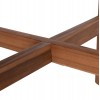 LOUNGE ΣΕΤ SANJI HM21214 ΤΡΑΠΕΖΙ & 2 ΠΟΛΥΘΡΟΝΕΣ--ΞΥΛΟ ΑΚΑΚΙΑΣ-ΑΛΟΥΜΙΝΙΟ-ΣΧΟΙΝΙ
