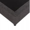 ΥΠΟΣΤΡΩΜΑ/ΚΡΕΒΑΤΙ KING-SIZE SIGGY HM21218 ΓΚΡΙ ΥΦΑΣΜΑ--ΓΙΑ 180x200εκ.