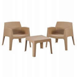 ΣΕΤ LOUNGE 3ΤΜΧ SLEEK HM21274.03 ΚΑΠΟΥΤΣΙΝΟ ΠΟΛΥΠΡΟΠΥΛΕΝΙΟ ΣΕΤ LOUNGE 3ΤΜΧ SLEEK HM21274.03 ΚΑΠΟΥΤΣΙΝΟ ΠΟΛΥΠΡΟΠΥΛΕΝΙΟ