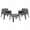 ΣΕΤ LOUNGE 3ΤΜΧ SLEEK HM21274.05 DARK OLIVE GREEN ΠΟΛΥΠΡΟΠΥΛΕΝΙΟ
