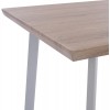 ΣΕΤ ΤΡΑΠΕΖΑΡΙΑΣ 5ΤΜΧ OFIRA HM10634 MDF TOP ΣΕ SONAMA--ΛΕΥΚΕΣ ΚΑΡΕΚΛΕΣ