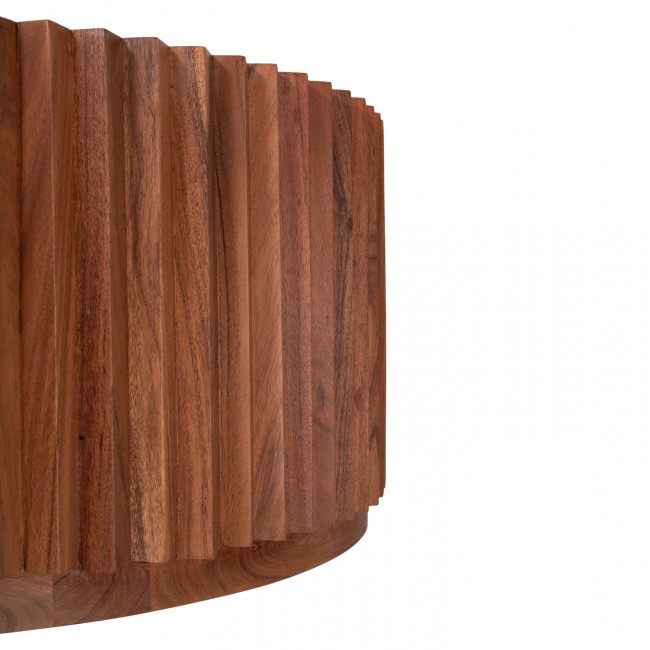 ΣΕΤ 2ΤΜΧ ΤΡΑΠΕΖΙΑ ΣΑΛΟΝΙΟΥ ΣΤΡΟΓΓΥΛΑ SEDGE HM11944 ΜΑΣΙΦ ΑΚΑΚΙΑ Φ90 & Φ40εκ.
