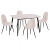 ΣΕΤ ΤΡΑΠΕΖΑΡΙΑΣ 5ΤΜΧ RAVEN HM21068.01 ΚΕΡΑΜΙΚΟ TOP ΛΕΥΚΟ ΜΑΡΜΑΡΟ--ΜΠΕΖ ΥΦΑΣΜΑ