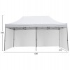 GAZEBO ΕΠΑΓΓΕΛΜΑΤΙΚΟ ΒΑΡΕΩΣ ΤΥΠΟΥ CRESSEN HM21099.01 ΠΤΥΣΣΟΜΕΝΟ ΑΛΟΥΜΙΝΙΟΥ 3x6x3,4Yμ
