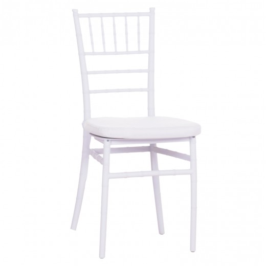 ΚΑΡΕΚΛΑ CATERING TIFFANY ΜΕ ΜΑΞΙΛΑΡΙ HM21104 ΛΕΥΚΟ ΠΟΛΥΠΡΟΠΥΛΕΝΙΟ 39x47x89Yεκ.