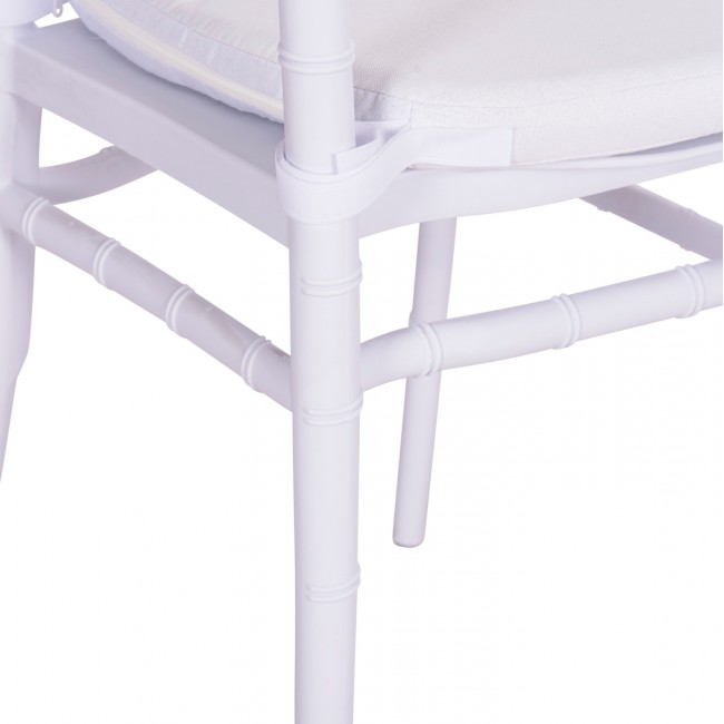 ΚΑΡΕΚΛΑ CATERING TIFFANY ΜΕ ΜΑΞΙΛΑΡΙ HM21104 ΛΕΥΚΟ ΠΟΛΥΠΡΟΠΥΛΕΝΙΟ 39x47x89Yεκ.