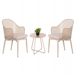 ΣΕΤ LOUNGE 3TMX ΕΞ.ΧΩΡΟΥ OREGO HM21107.03 ΑΛΟΥΜΙΝΙΟ & ΜΕΤΑΛΛΟ ΣΕ ΚΑΠΟΥΤΣΙΝΟ