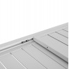 ΣΕΤ ΤΡΑΠΕΖΑΡΙΑΣ ΕΞ.ΧΩΡΟΥ KRUM HM21131.04 ΤΡΑΠΕΖΙ ΜΕ 6 ΠΟΛΥΘΡΟΝΕΣ--ΛΕΥΚΟ ΑΛΟΥΜΙΝΙΟ