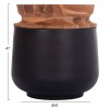 ΔΙΑΚΟΣΜΗΤΙΚΑ ΒΑΖΑ ΔΑΠΕΔΟΥ 2ΤΜΧ LINTER HM21140.01 FIBER CEMENT ΜΑΥΡΟ-ΞΥΛΟ ΤΕΑΚ 47Υ & 60Υεκ