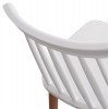 ΣΕΤ ΤΡΑΠΕΖΑΡΙΑΣ 5ΤΜΧ MINIMAL HM21172 MDF TOP ΣΕ ΛΕΥΚΟ-ΣΚΕΛΕΤΟΣ ΣΕ ΦΥΣΙΚΟ ΞΥΛΟΥ