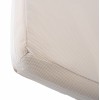 ΜΑΞΙΛΑΡΙ ΞΑΠΛΩΣΤΡΑΣ TEXTILENE 600gr/m2 2X1 SIFNOS ΜΠΕΖ HM11234.60T 196(117+1+78)x58x6εκ.