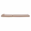ΜΑΞΙΛΑΡΙ ΞΑΠΛΩΣΤΡΑΣ POLYESTER CHIOS ΜΠΕΖ HM11236.01P 196(117+1+78)x58x9εκ.