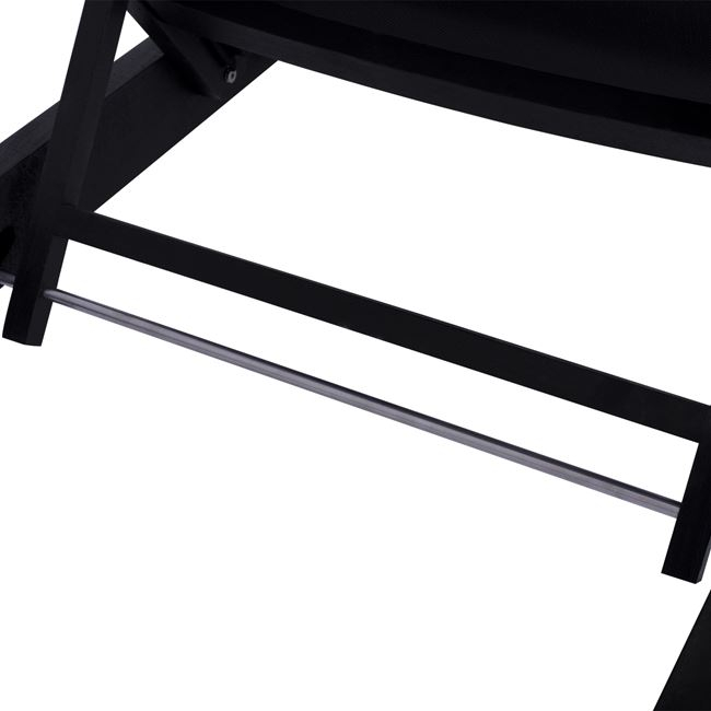 ΞΑΠΛΩΣΤΡΑ ΕΠΑΓΓΕΛΜΑΤΙΚΗ ΟΞΙΑ CRETA ΜΑΥΡΗ & ΓΚΡΙ ΠΑΝΙ HM11340.02 200x66x31 εκ.