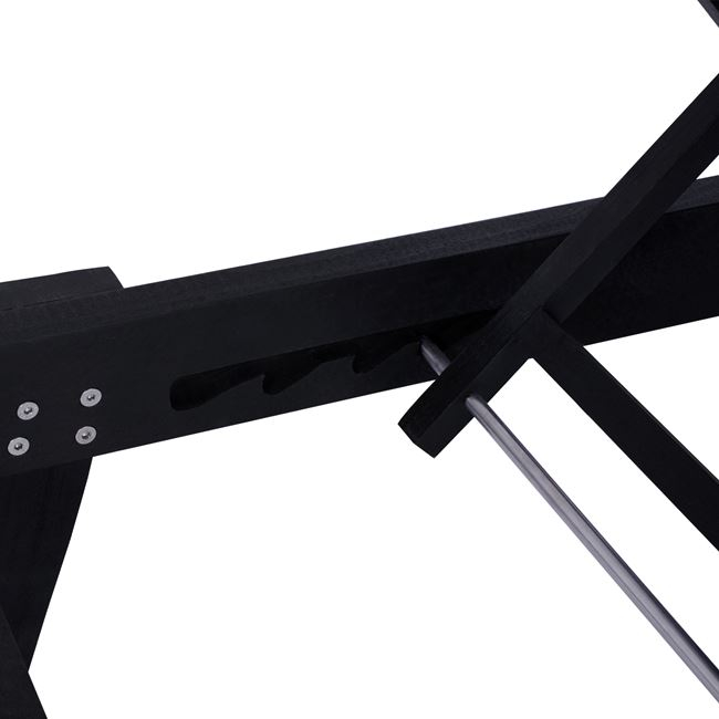 ΞΑΠΛΩΣΤΡΑ ΕΠΑΓΓΕΛΜΑΤΙΚΗ ΟΞΙΑ CRETA ΜΑΥΡΗ & ΓΚΡΙ ΠΑΝΙ HM11340.02 200x66x31 εκ.