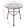 ΣΕΤ ΕΞΩΤΕΡΙΚΟΥ ΧΩΡΟΥ 3ΤΜΧ ALLEGRA HM10335 ΜΠΕΖ WICKER-ΜΕΤΑΛΛΟ