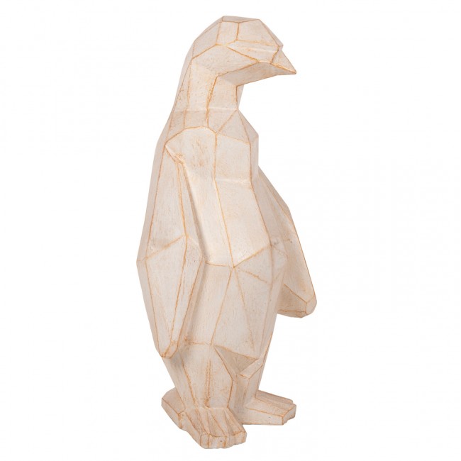 ΔΙΑΚΟΣΜΗΤΙΚΟ ΔΑΠΕΔΟΥ PENGUIN HM7916 GRC ΣΕ ΛΕΥΚΗ ΠΑΤΙΝΑ ΜΕ ΧΡΥΣΕΣ ΛΕΠΤΟΜΕΡΕΙΕΣ 45x45x100Υεκ.