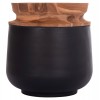 ΔΙΑΚΟΣΜΗΤΙΚΟ ΒΑΖΟ ΔΑΠΕΔΟΥ LINTER HM4662.01L FIBER CEMENT ΜΑΥΡΟ--ΞΥΛΟ ΤΕΑΚ Φ41x47Υεκ.