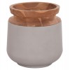 ΔΙΑΚΟΣΜΗΤΙΚΟ ΒΑΖΟ ΔΑΠΕΔΟΥ LINTER HM4662.03L FIBER CEMENT ΓΚΡΙ--ΞΥΛΟ ΤΕΑΚ Φ41x47Υ