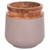 ΔΙΑΚΟΣΜΗΤΙΚΟ ΒΑΖΟ ΔΑΠΕΔΟΥ LINTER HM4662.05L FIBER CEMENT ΓΚΡΙ ΜΑΤ--ΞΥΛΟ ΤΕΑΚ Φ41x47Υεκ