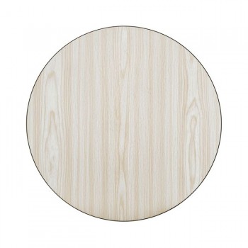 ΕΠΙΦΑΝΕΙΑ ΤΡΑΠΕΖΙΟΥ ΑΠΟ MDF Φ60 HM8436.03 ΔΡΥΣ ΜΑΥΡΟ
