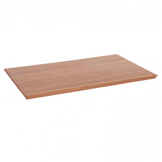 ΕΠΙΦΑΝΕΙΑ ΤΡΑΠΕΖΙΟΥ ΟΡΘΟΓΩΝΙΑ HM18138 ΞΥΛΟ TEAK--ΦΥΣΙΚΟ 120x80x4(πάχος)εκ.