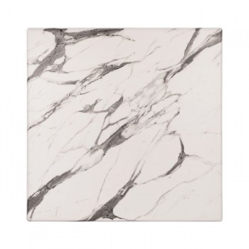 ΕΠΙΦΑΝΕΙΑ ΤΡΑΠΕΖΙΟΥ WERZALIT 70Χ70Χ3.5εκ. MARBLE WHITE-GREY 5657 HM5230.11