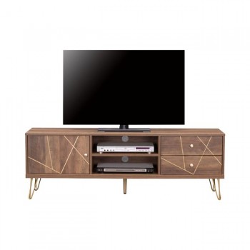 ΕΠΙΠΛΟ TV KAITLYN HM8652 ΚΑΡΥΔΙ ΜΕ ΧΡΥΣΟ 150x39,5x51,5Y εκ.