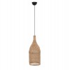 ΦΩΤΙΣΤΙΚΟ ΟΡΟΦΗΣ CARBOY HM7884 ΚΡΕΜΑΣΤΟ ΑΠΟ RATTAN ΣΕ ΦΥΣΙΚΟ ΧΡΩΜΑ Φ28x163,5Yεκ.