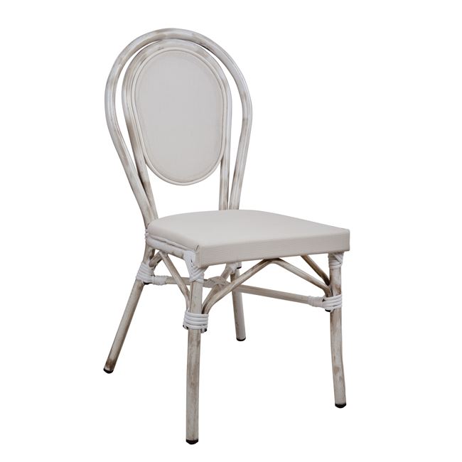 ΚΑΡΕΚΛΑ ΑΛΟΥΜΙΝΙΟΥ KASON BAMBOO LOOK ΠΑΤΙΝΑ ΓΚΡΙ ΜΕ TEXTLINE 45x57x88 εκ. HM5109