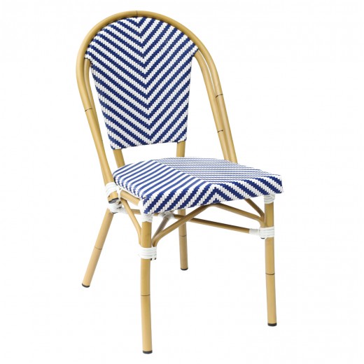ΚΑΡΕΚΛΑ BAMBOO LOOK ΜΑΥΡΟ-ΛΕΥΚΟ HM5860.01 46x56x88Y εκ.