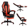 ΚΑΡΕΚΛΑ ΓΡΑΦΕΙΟΥ GAMING HM1064.01 SPEED ΜΑΥΡΟ ΚΟΚΚΙΝΟ & ΥΠΟΠΟΔΙΟ 72x76,5x123,5 cm