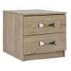ΚΟΜΟΔΙΝΟ ΜΕ 2 ΣΥΡΤΑΡΙΑ ΚΑΙ ΧΕΡΟΥΛΙ ASHLYN HM2235.02 SONAMA 48x40x42εκ.
