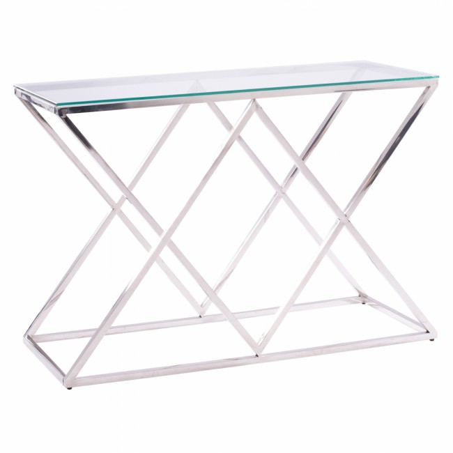 ΚΟΝΣΟΛΑ HOLLAND HM8622.01 ΜΕ ΓΥΑΛΙ ΚΑΙ ΒΑΣΗ ΧΡΩΜΙΟΥ 120X40Χ78 EK. ΚΟΝΣΟΛΑ HOLLAND HM8622.01 ΜΕ ΓΥΑΛΙ ΚΑΙ ΒΑΣΗ ΧΡΩΜΙΟΥ 120X40Χ78 EK.