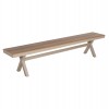 ΠΑΓΚΑΚΙ ΑΛΟΥΜΙΝΙΟΥ TAWNEE HM6040.04 ΣΑΜΠΑΝΙ-POLYWOOD ΚΑΘΙΣΜΑ ΦΥΣΙΚΟ 220x36x44,5Υεκ.