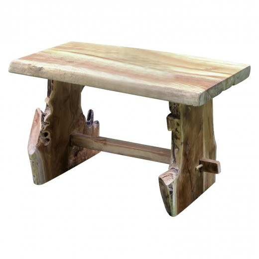 ΠΑΓΚΑΚΙ YEDI HM9347 ΑΠΟ ΜΑΣΙΦ ΞΥΛΟ TEAK ΦΥΣΙΚΟ 80X40X44Y εκ.