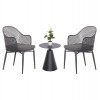 ΣΕΤ LOUNGE 3TMX ΕΞ.ΧΩΡΟΥ OREGO HM21106.01 ΑΛΟΥΜΙΝΙΟ ΣΕ ΣΚΟΥΡΟ ΓΚΡΙ