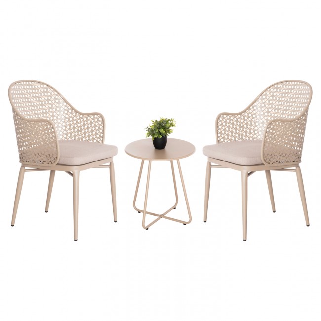 ΣΕΤ LOUNGE 3TMX ΕΞ.ΧΩΡΟΥ OREGO HM21107.03 ΑΛΟΥΜΙΝΙΟ & ΜΕΤΑΛΛΟ ΣΕ ΚΑΠΟΥΤΣΙΝΟ