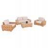 ΣΕΤ ΣΑΛΟΝΙ 4ΤΜΧ TROPEL HM11940 ΦΥΣΙΚΟ RATTAN-2ΘΕΣΙΟΣ ΚΑΝΑΠΕΣ-2 ΠΟΛΥΘΡΟΝΕΣ-ΤΡΑΠΕΖΙ