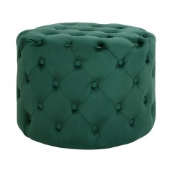 ΣΚΑΜΠΟ KASSIE ΚΥΠΑΡΙΣΣΙ ΒΕΛΟΥΔΟ ΤΥΠΟΥ CHESTERFIELD HM8406.03 Φ60x43Υ εκ.