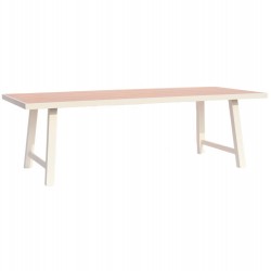 ΤΡΑΠΕΖΙ ΑΛΟΥΜΙΝΙΟΥ GOBAR HM6060.01 ΛΕΥΚΟ ΜΕ ΕΠΙΦΑΝΕΙΑ ΑΠΟΜΙΜΗΣΗΣ ΞΥΛΟΥ 240Χ105Χ75Υεκ.