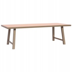 ΤΡΑΠΕΖΙ ΑΛΟΥΜΙΝΙΟΥ GOBAR HM6060.04 ΣΑΜΠΑΝΙ ΜΕ ΕΠΙΦΑΝΕΙΑ ΑΠΟΜΙΜΗΣΗΣ ΞΥΛΟΥ 240Χ105Χ75Υεκ.