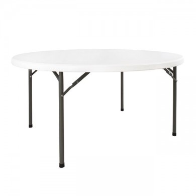 ΤΡΑΠΕΖΙ CATERING-ΣΥΝΕΔΡΙΟΥ HM5043 Φ152Χ74εκ ΠΤΥΣΣΟΜΕΝΟ ΣΤΡΟΓΓΥΛΟ