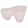 ΤΡΑΠΕΖΙ ΣΑΛΟΝΙΟΥ SALLEN HM18161.02 FIBER CEMENT ΣΕ ΛΕΥΚΟ--108x94x38,5Υεκ.