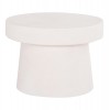 ΤΡΑΠΕΖΙ ΣΑΛΟΝΙΟΥ ΣΤΡΟΓΓΥΛΟ ΣΕΙΡΑ SANTORINI HM18051 MDF ΣΕ ΥΠΟΛΕΥΚΟ ΧΡΩΜΑ Φ60x42,5Υεκ.