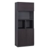 ΒΙΒΛΙΟΘΗΚΗ ΓΡΑΦΕΙΟΥ ΕΠΑΓΓΕΛΜΑΤΙΚΗ ROSEWOOD HM2089 ΜΕΛΑΜΙΝΗ ΓΚΡΙ-WENGE 80Χ40Χ200Υεκ.