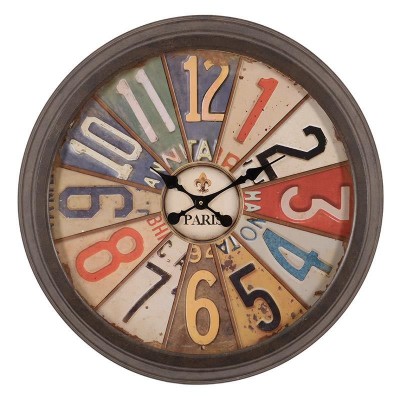 INART Ρολόι Τοίχου 70x6x70cm 3-20-773-0193